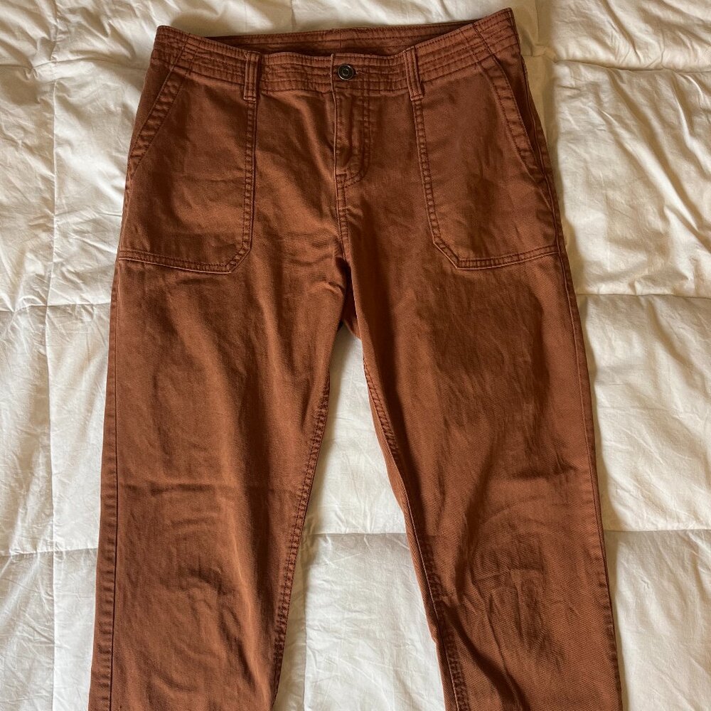 Prana Women's Pants in Rust Brown